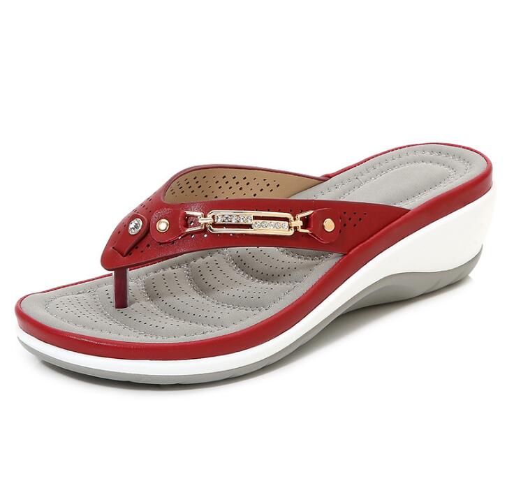 CALORA_ Zomerse Bling Sandalen voor Strand en Casual Dagen