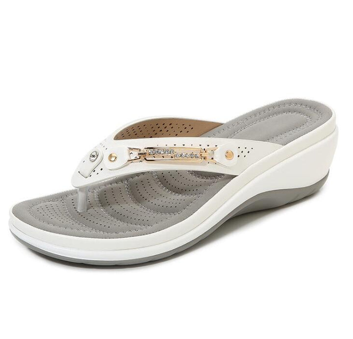 CALORA_ Zomerse Bling Sandalen voor Strand en Casual Dagen