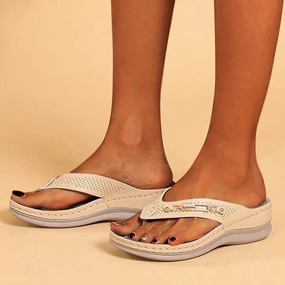 CALORA_ Zomerse Bling Sandalen voor Strand en Casual Dagen