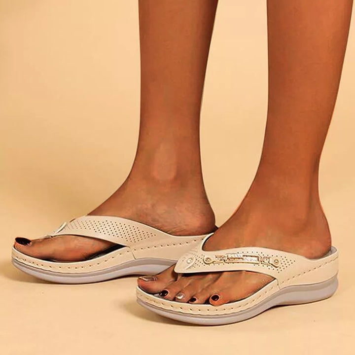 CALORA_ Zomerse Bling Sandalen voor Strand en Casual Dagen