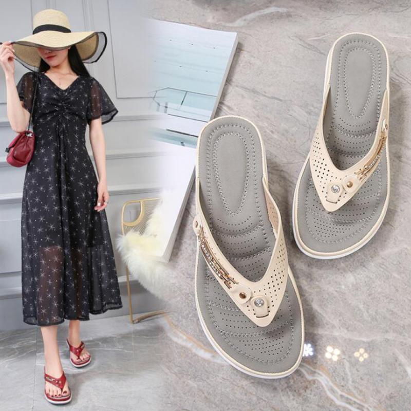 CALORA_ Zomerse Bling Sandalen voor Strand en Casual Dagen