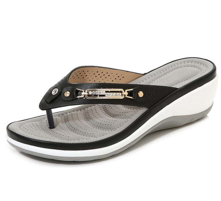 CALORA_ Zomerse Bling Sandalen voor Strand en Casual Dagen