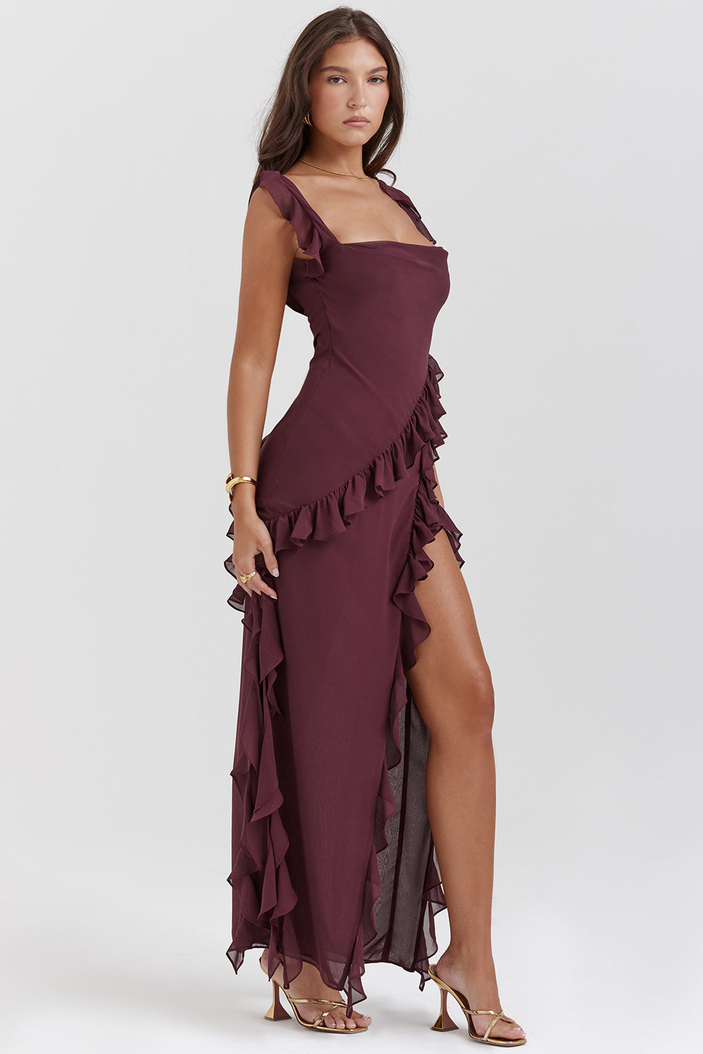 CALORA_ Zomerse Comfortabele Jurk Met Chic Silhouet En Elegant