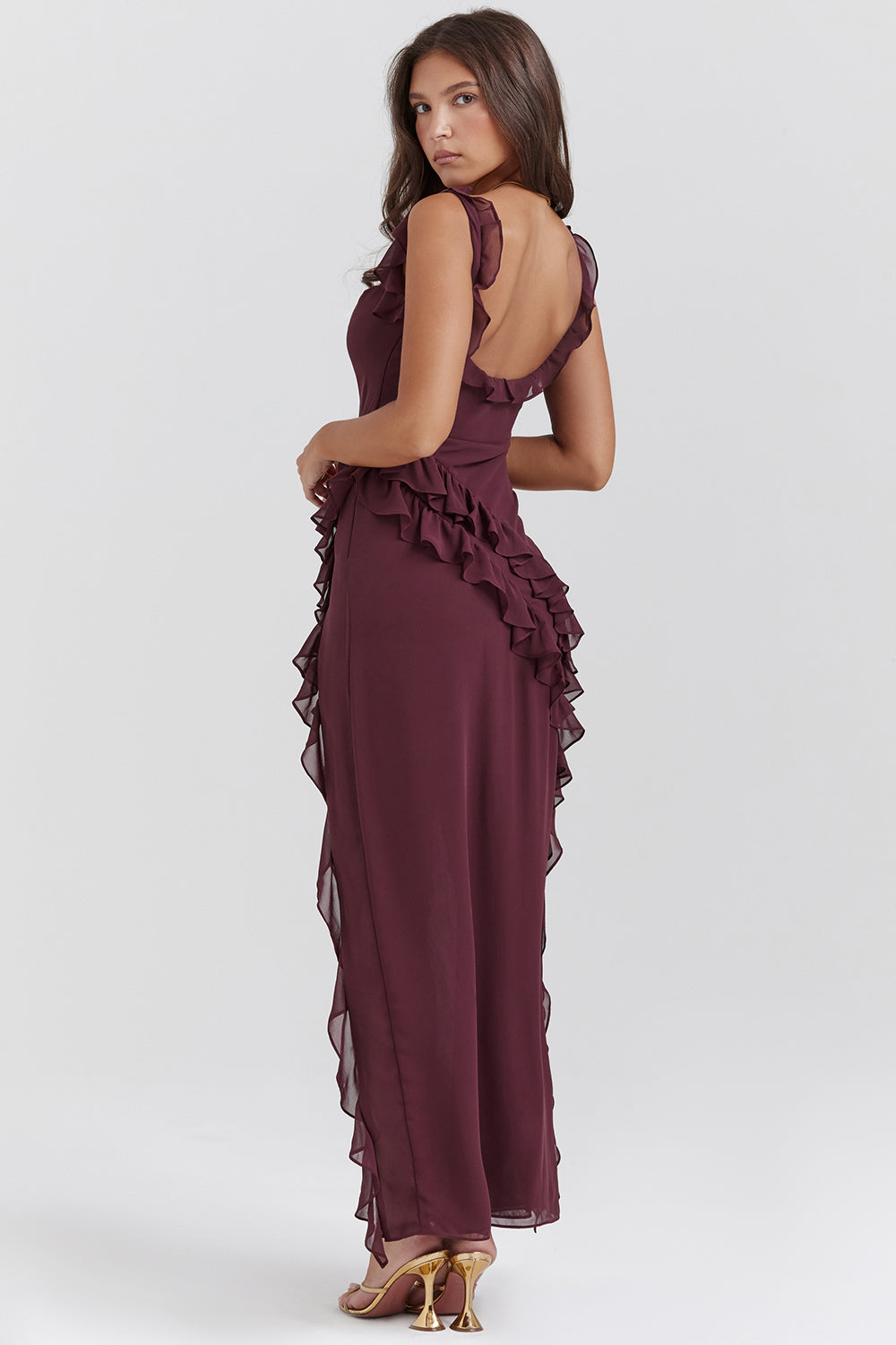 CALORA_ Zomerse Comfortabele Jurk Met Chic Silhouet En Elegant