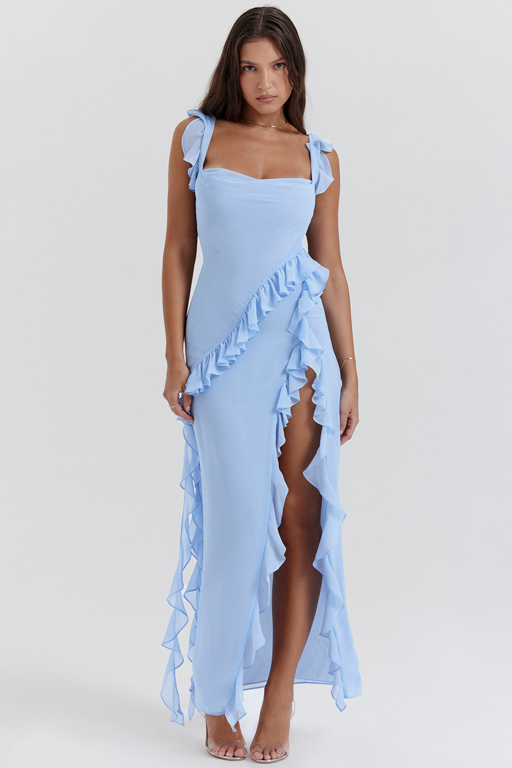 CALORA_ Zomerse Comfortabele Jurk Met Chic Silhouet En Elegant