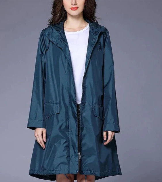 CALORA_ Odilia | Waterdicht Capuchon Regenjas voor Dames