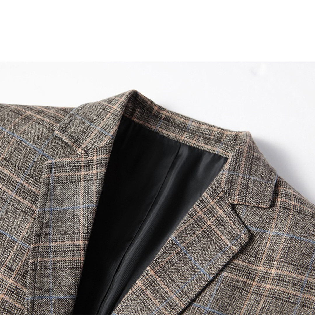 CALORA_ Bellaturo | Casual Geruite Blazer in Italiaanse stijl voor heren