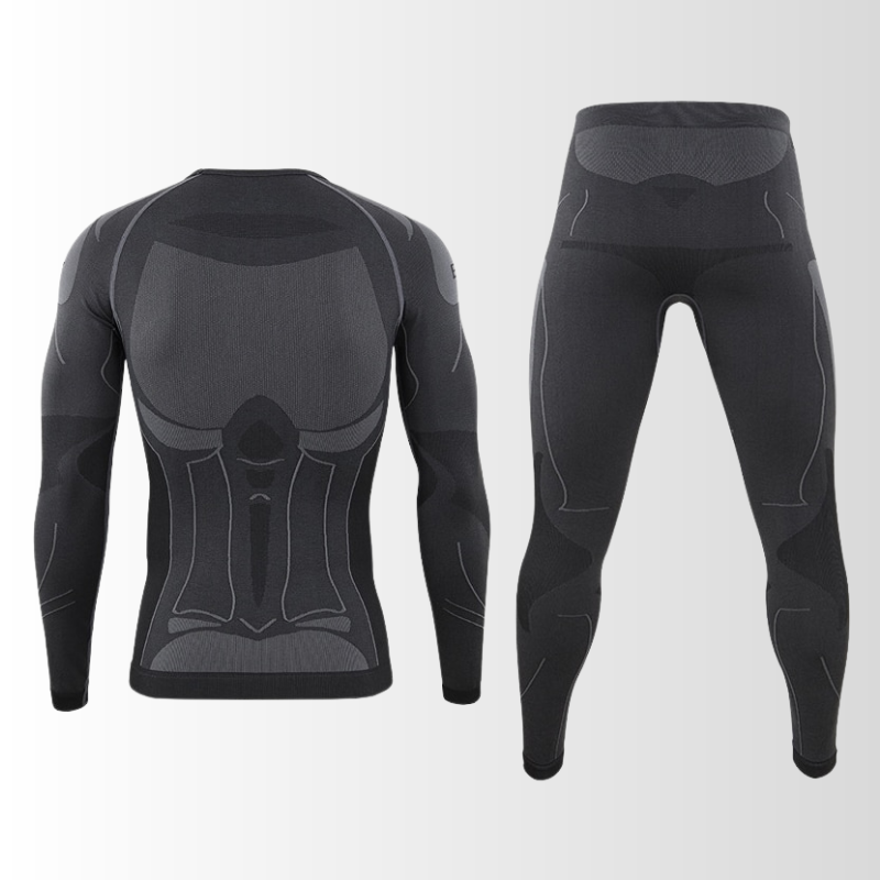 CALORA_ Thermische Trainingspak voor Mannen met Ademend Materiaal