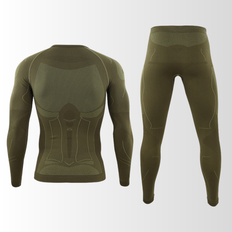 CALORA_ Thermische Trainingspak voor Mannen met Ademend Materiaal