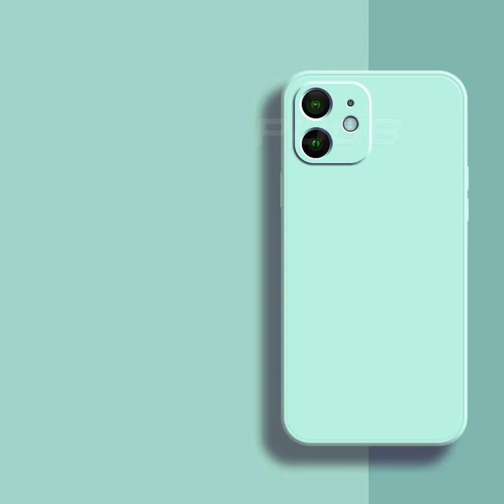 CALORA_ Zachte beschermende Silicone Hoes / case voor iPhone 11, 12 en 13