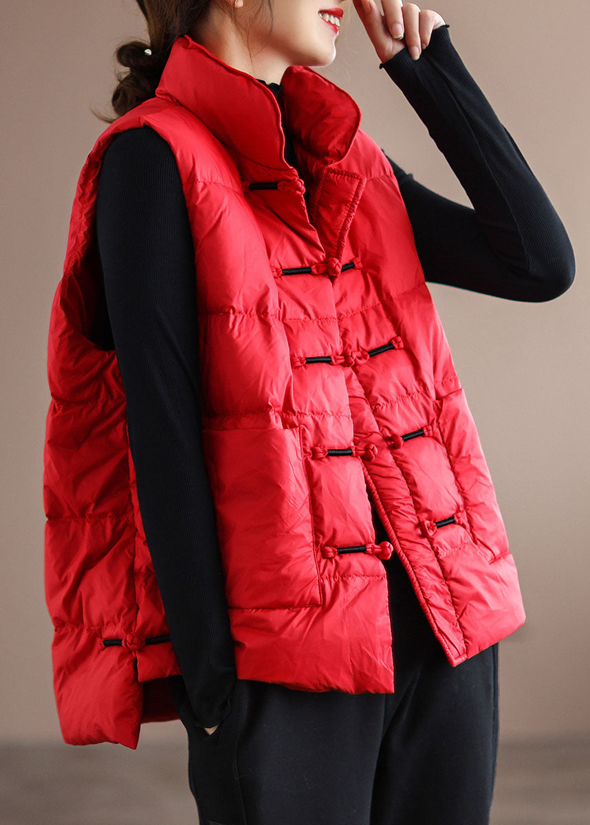 Winter Puffer Bodywarmer Vest met kraag en zakken