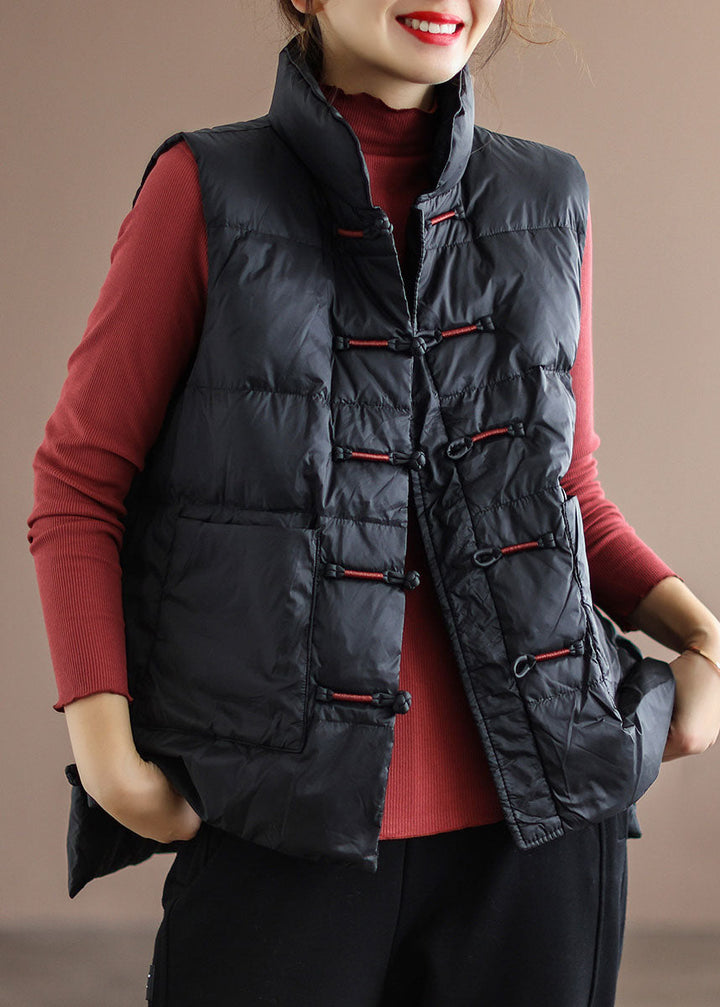 Winter Puffer Bodywarmer Vest met kraag en zakken