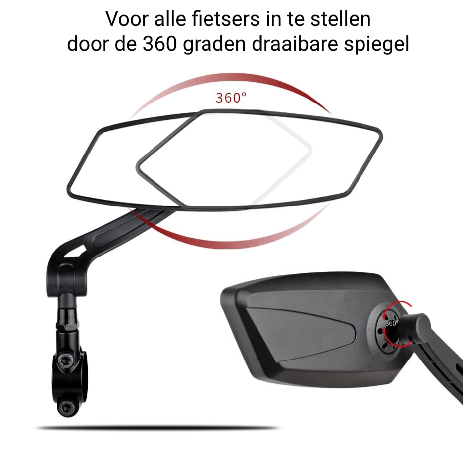 CALORA_ LEVIT BIKES | Draaibare Veilige Fietsspiegel