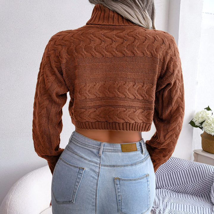 CALORA_ Jolina | warme cropped coltrui