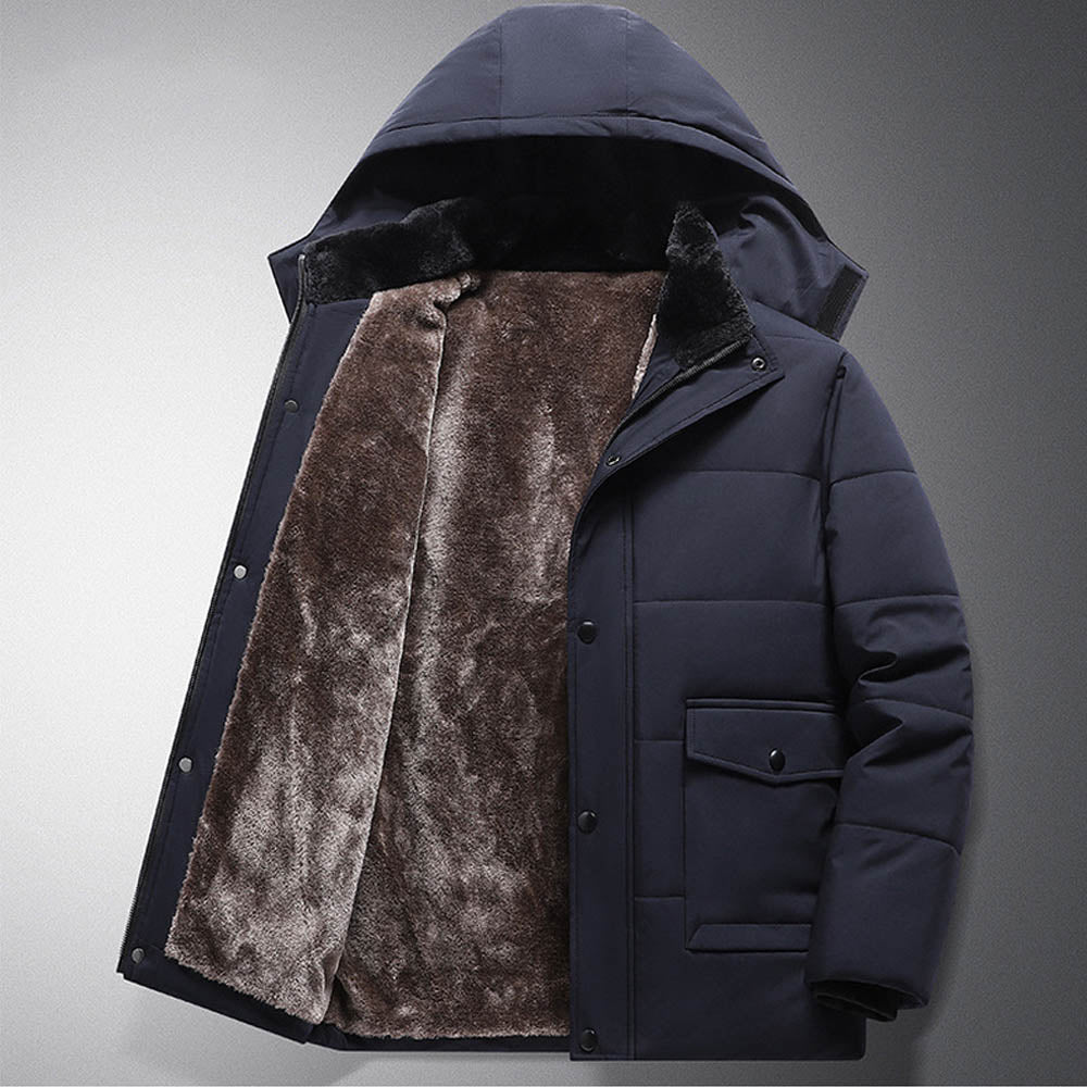 Bridgley | Fleece Winterjas met capuchon