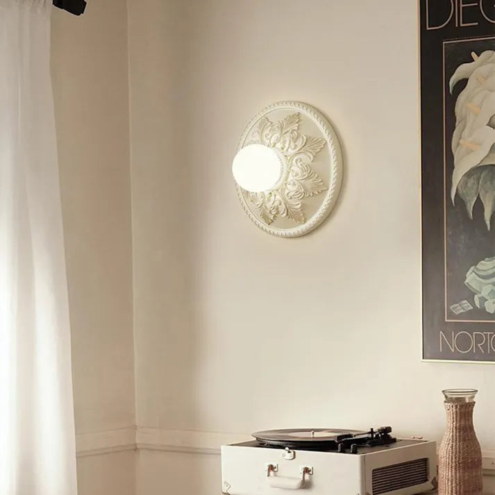 CALORA_ Moderne Resin Wandlamp Melk Koffie Verlichting Voor Sfeer