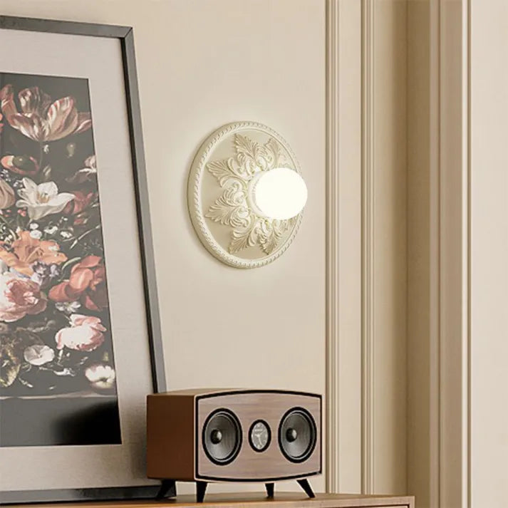 CALORA_ Moderne Resin Wandlamp Melk Koffie Verlichting Voor Sfeer