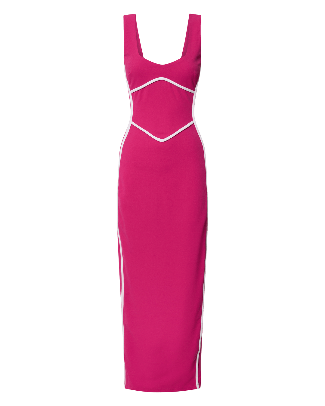 Manon | Stijlvolle Bodycon Maxi Jurk met Ronde Hals