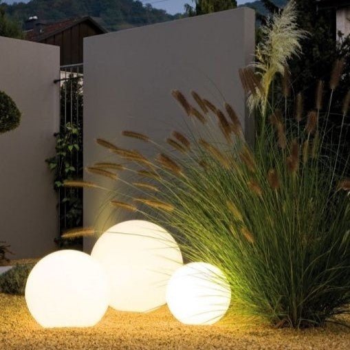 CALORA_ Moderne Bolvormige LED Tuinlamp voor Buiten en Binnen met Draadloze Oplaadbare Batterij