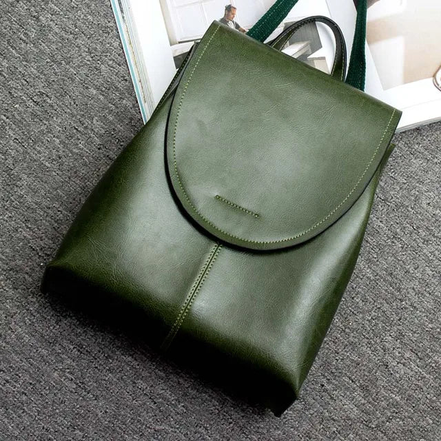 CALORA_ Trendy Leren Mini Rugzak Voor Vrouwen - Luxe en Veelzijdig
