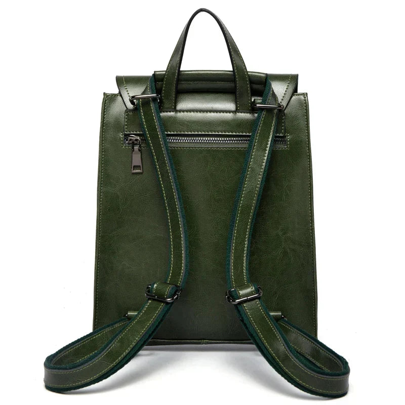 CALORA_ Trendy Leren Mini Rugzak Voor Vrouwen - Luxe en Veelzijdig
