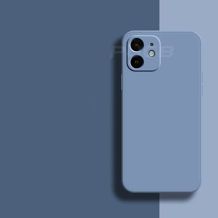 CALORA_ Zachte beschermende Silicone Hoes / case voor iPhone 11, 12 en 13