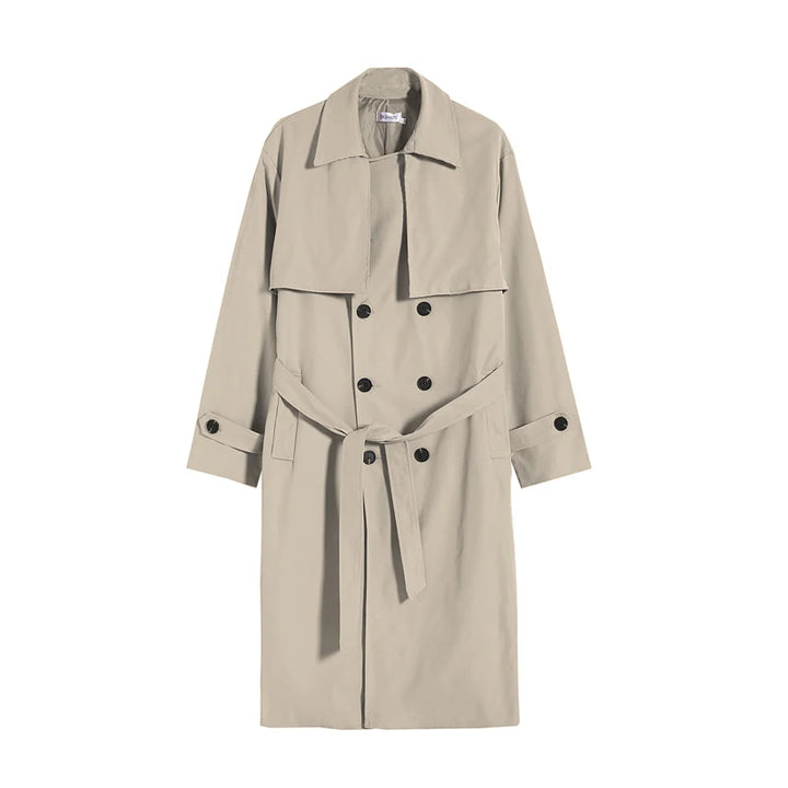 Brave | Trendy lange trenchcoat heren