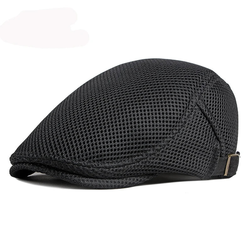 Platte Hoed Chauffeur Beret Pet van mesh