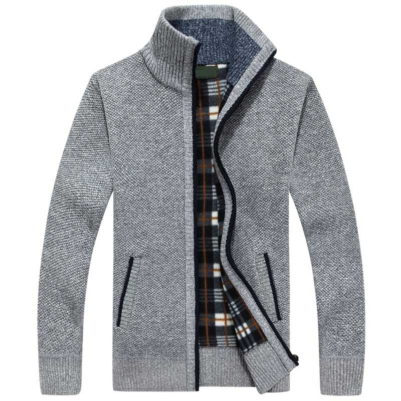 CALORA_ Bridgley | Warm gebreid vest met hoge kraag