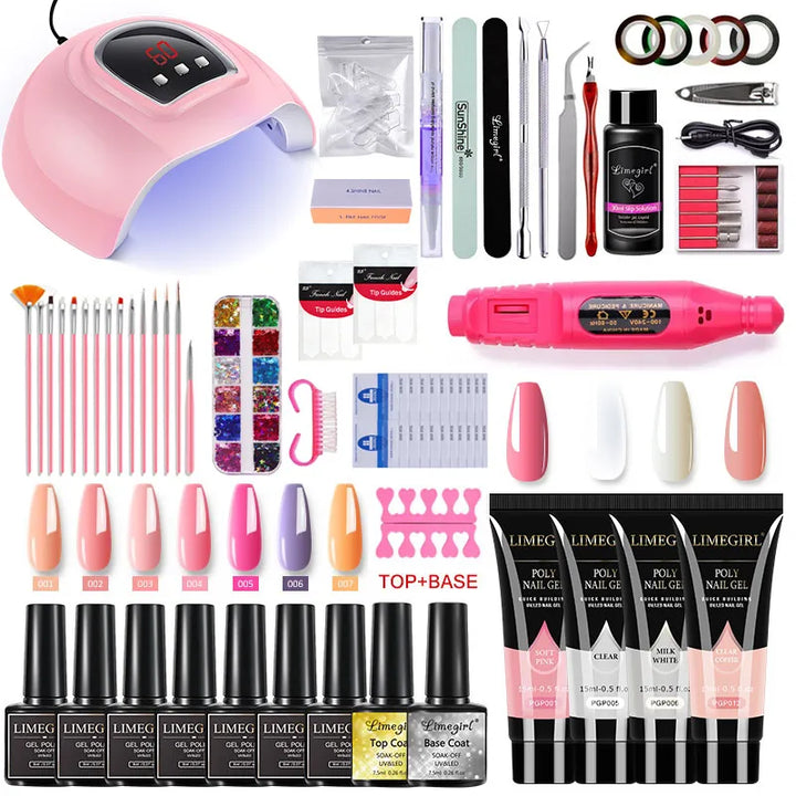 Glamify | Professionele Poly Gel Nagel Set