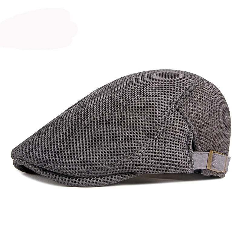 Platte Hoed Chauffeur Beret Pet van mesh