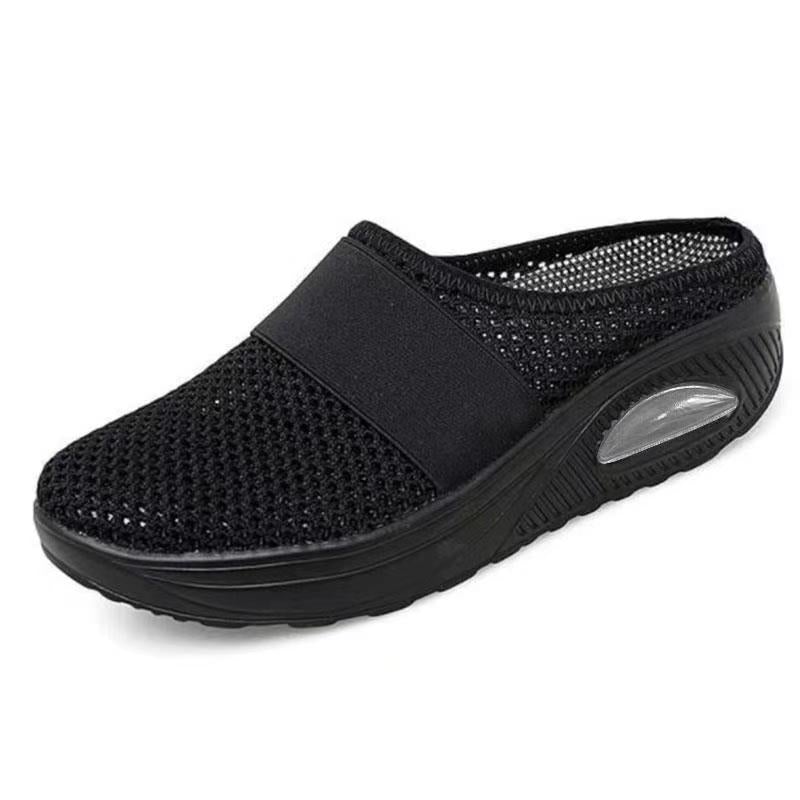 CALORA_ Luchtige Zolen Comfort Instappers voor Pijnvrij Wandelen