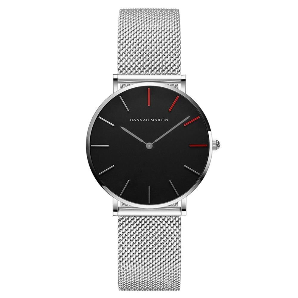 Ronde Dames Luxe Quartz Horloge