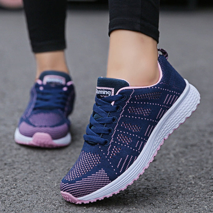 CALORA_ Sneakers voor Dames van Ademend Mesh met Stabiliteit
