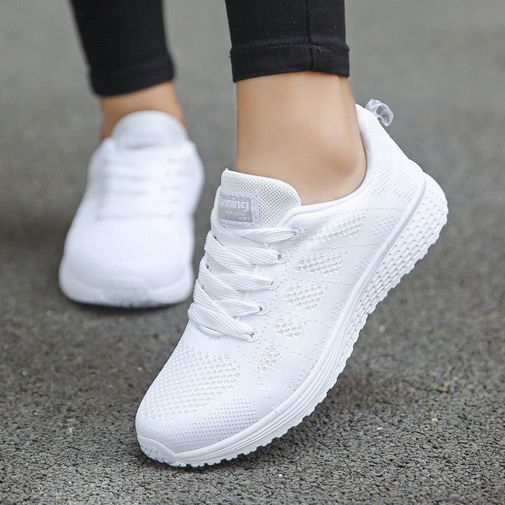 CALORA_ Sneakers voor Dames van Ademend Mesh met Stabiliteit