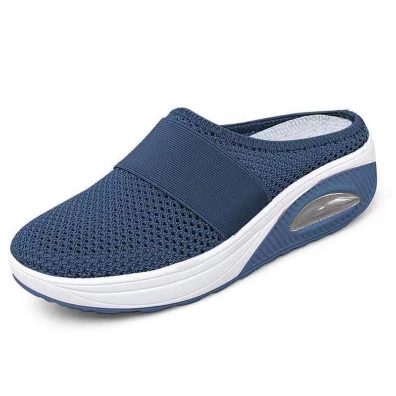 CALORA_ Luchtige Zolen Comfort Instappers voor Pijnvrij Wandelen