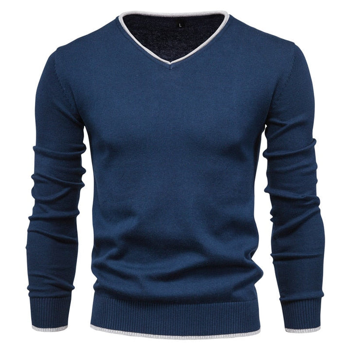 Slim Fit Sweater met V-Neck