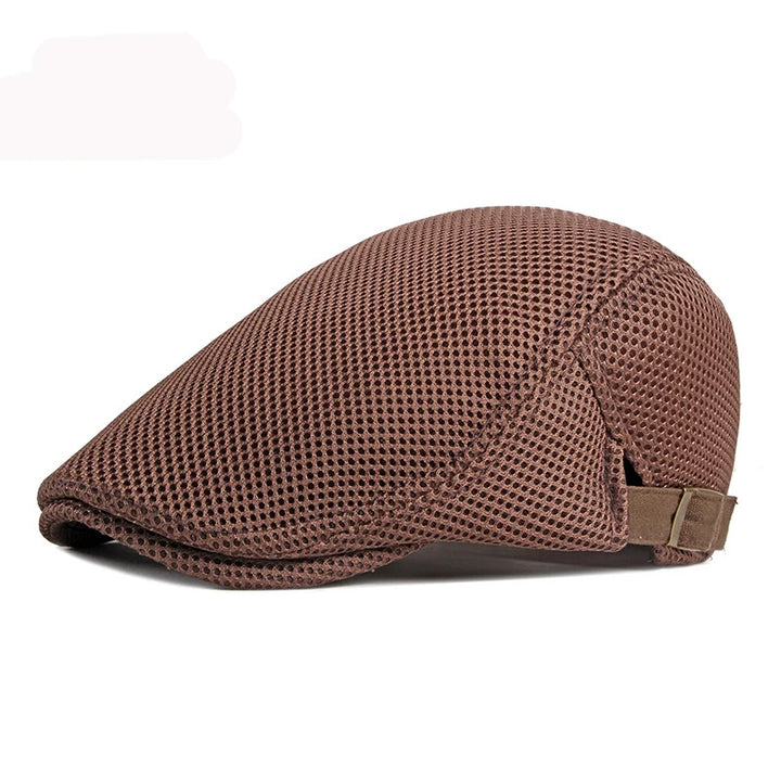 Platte Hoed Chauffeur Beret Pet van mesh