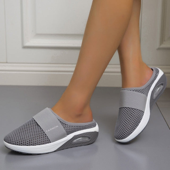 CALORA_ Luchtige Zolen Comfort Instappers voor Pijnvrij Wandelen