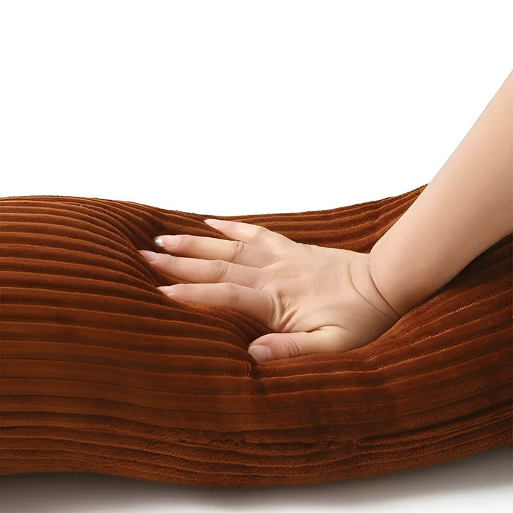 CALORA_ Ergonomisch Teckel Pluche Kussen voor Optimaal Comfort