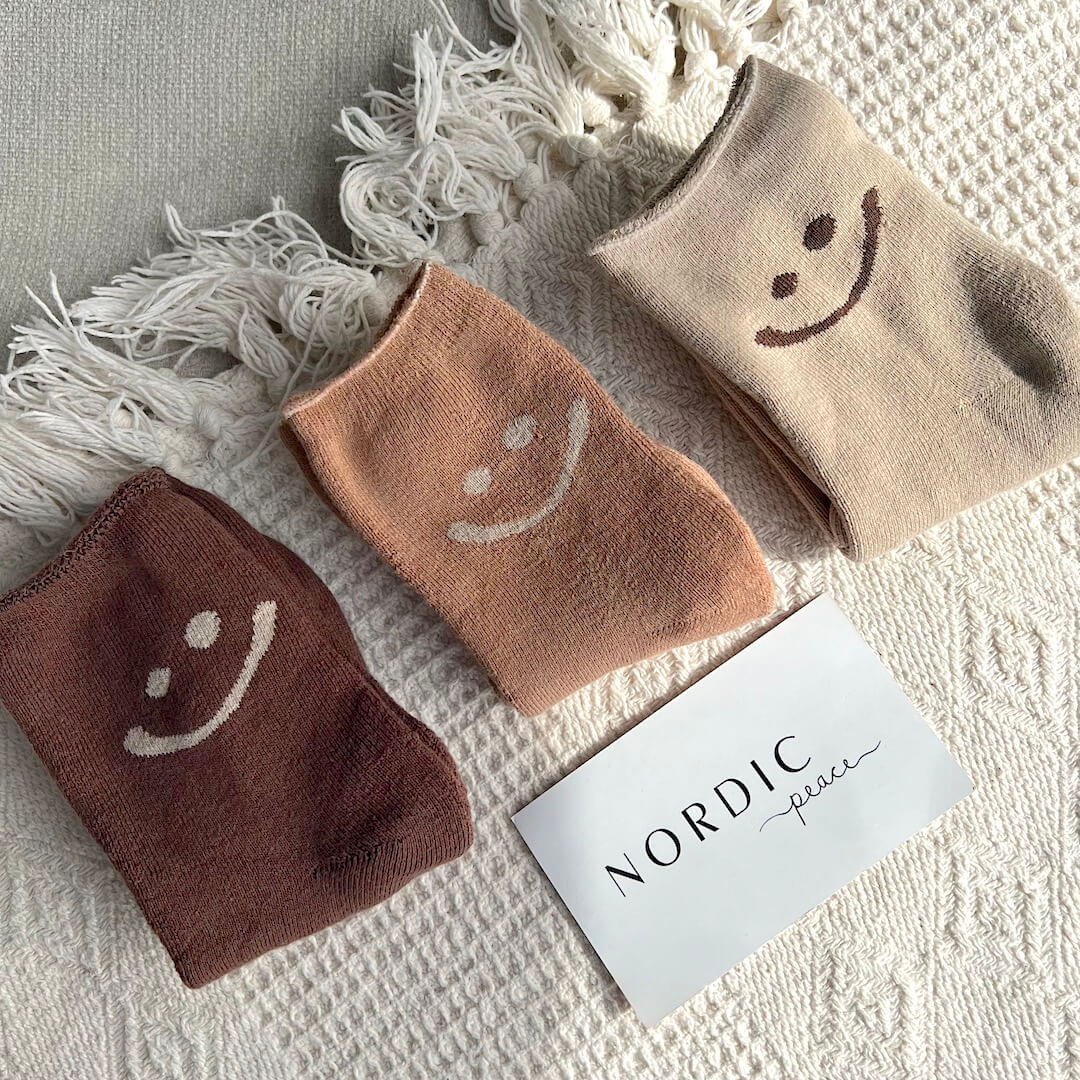 CALORA_ Happy Face Sokkenpakket met Vrolijke Gezichtjes voor Elke Outfit