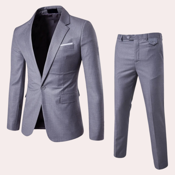 Bellisimo | Stijlvol Heren Pak met Blazer en Pantalon