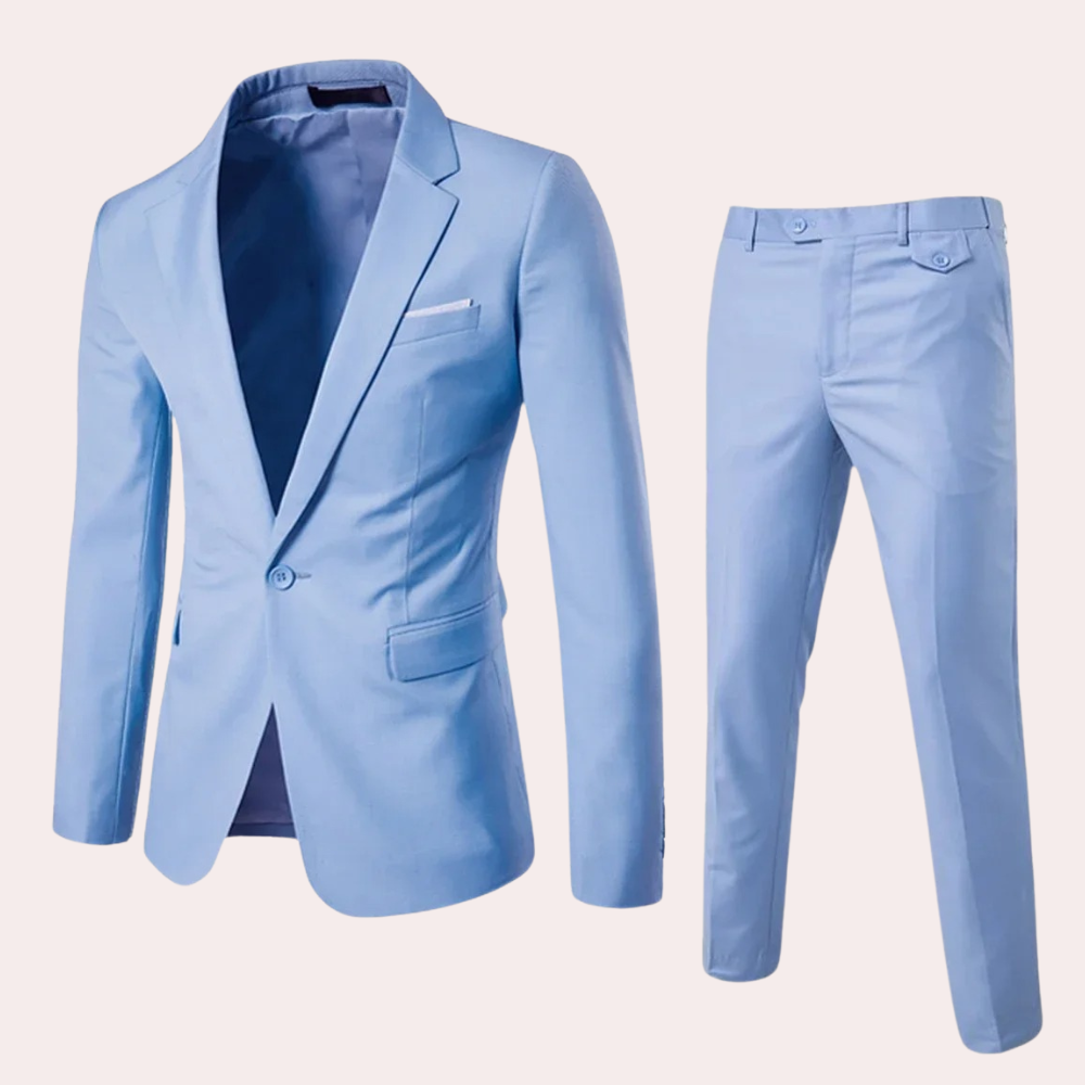 Bellisimo | Stijlvol Heren Pak met Blazer en Pantalon