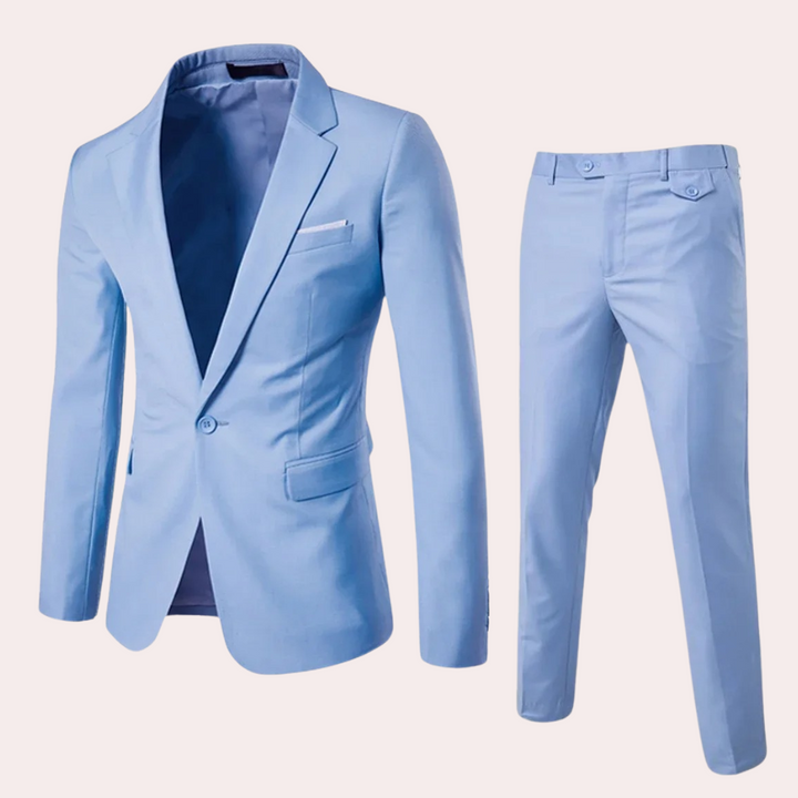 Bellisimo | Stijlvol Heren Pak met Blazer en Pantalon