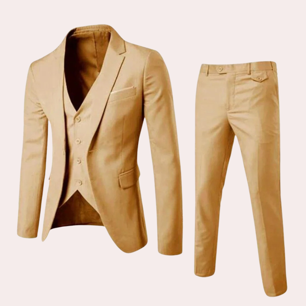 Bellisimo | Stijlvol Heren Pak met Blazer en Pantalon