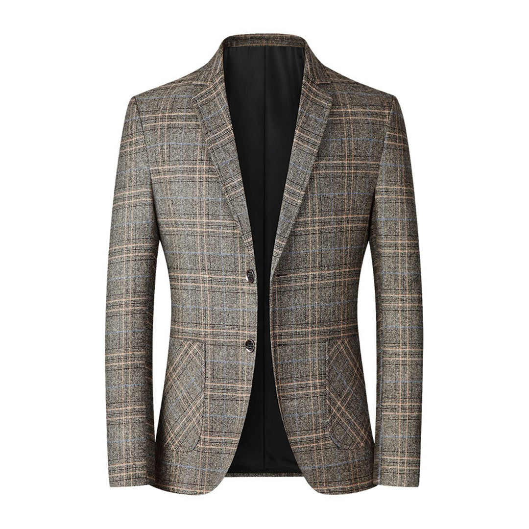 Edward | Casual Geruite Heren Blazer