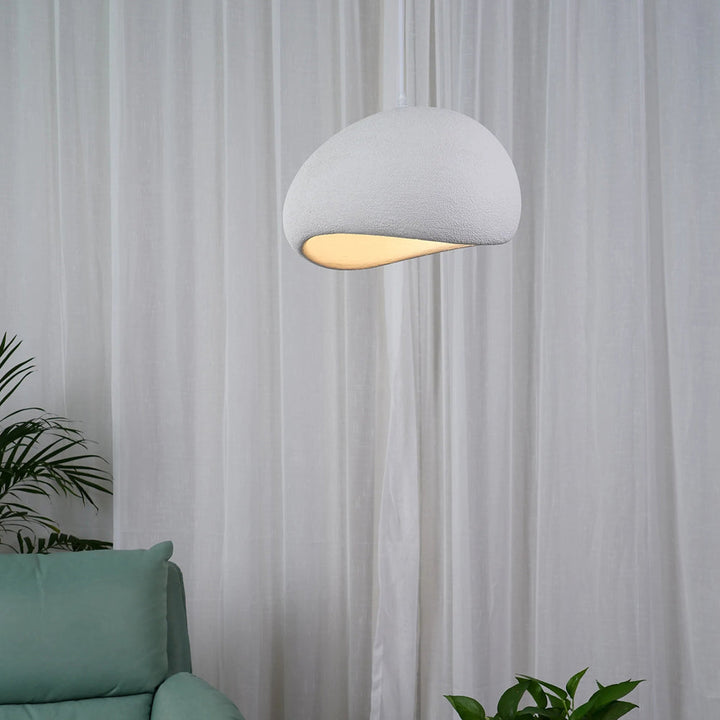 CALORA_ Cloud Linear Wabi-sabi Hanglamp - Glas en Metaal, 1 Fitting E27