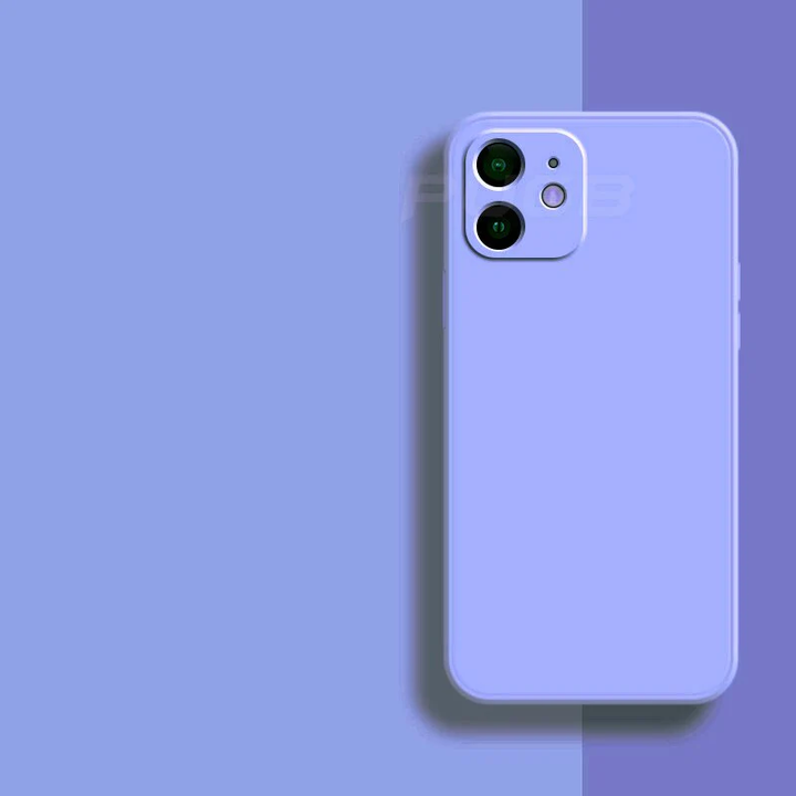 CALORA_ Zachte beschermende Silicone Hoes / case voor iPhone 11, 12 en 13