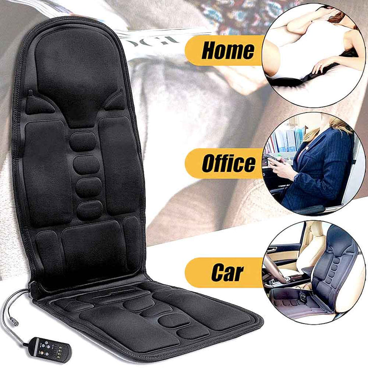 CALORA_ Sonivy | Massage Auto of Bureau Stoelkussen - Verwarmd Nek Kussen