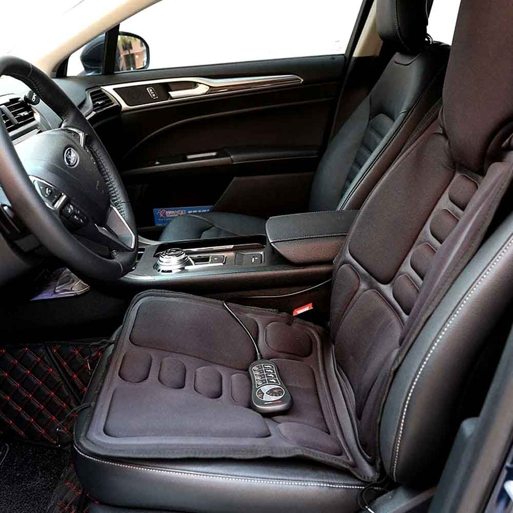 CALORA_ Sonivy | Massage Auto of Bureau Stoelkussen - Verwarmd Nek Kussen